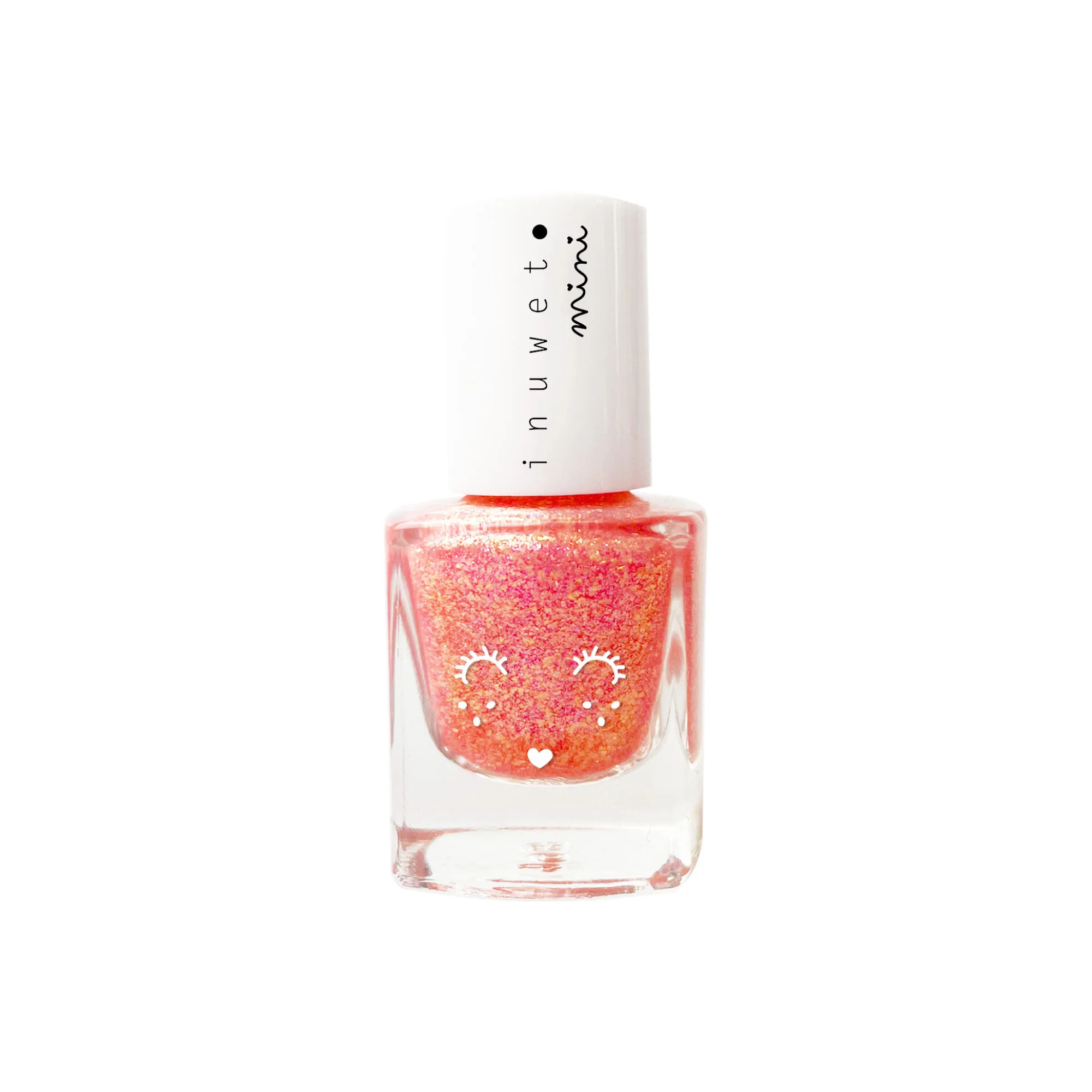 Light pink water-based nail polish with "Strawberry" scent - INUWET