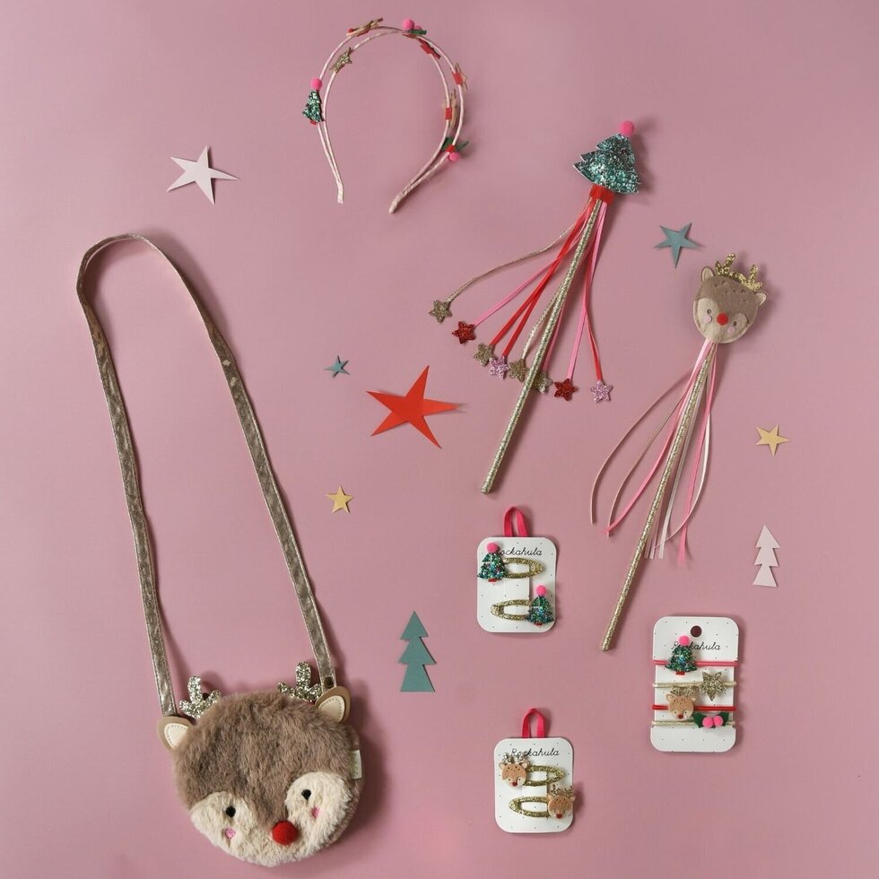 Pinces a cheveux rennes noel  Rockahula 
