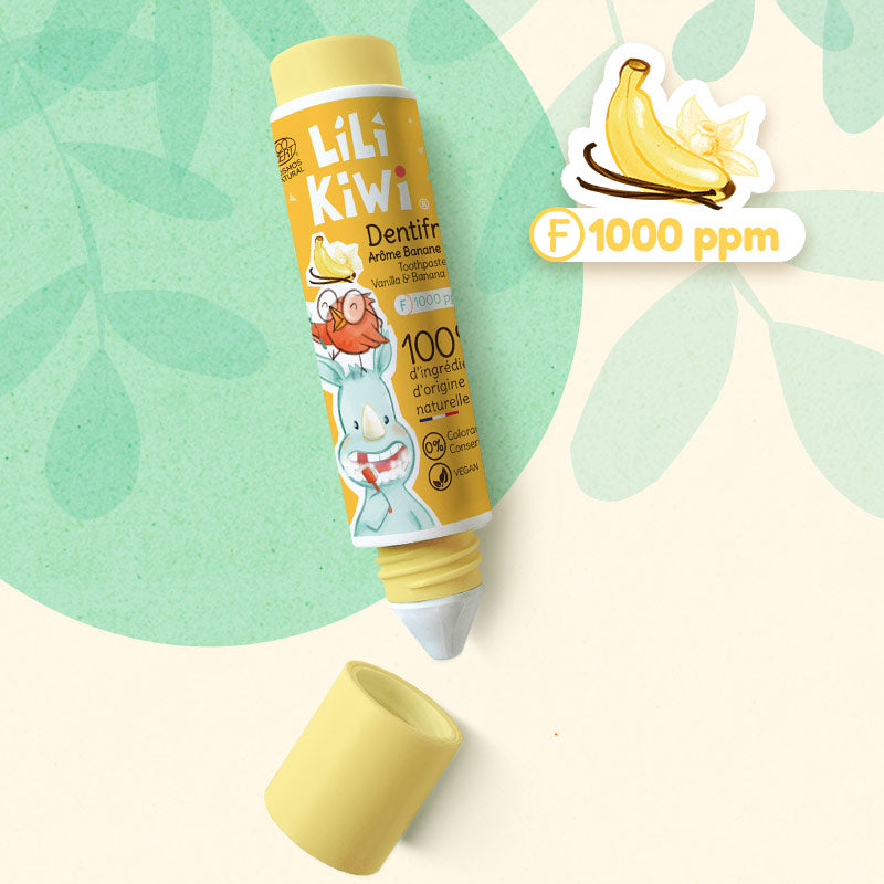 Dentifrice vanille-banane LiLiKiWi