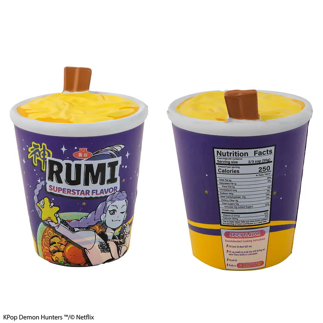 Squishy pot de nouilles Rumi de KPop Demon Hunters