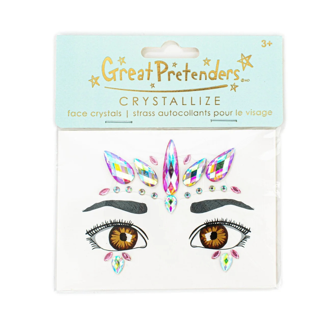Strass visage licorne 