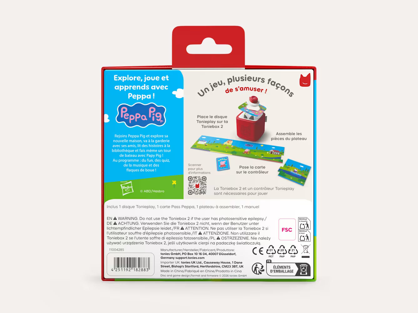 Tonie Peppa Pig jeux 