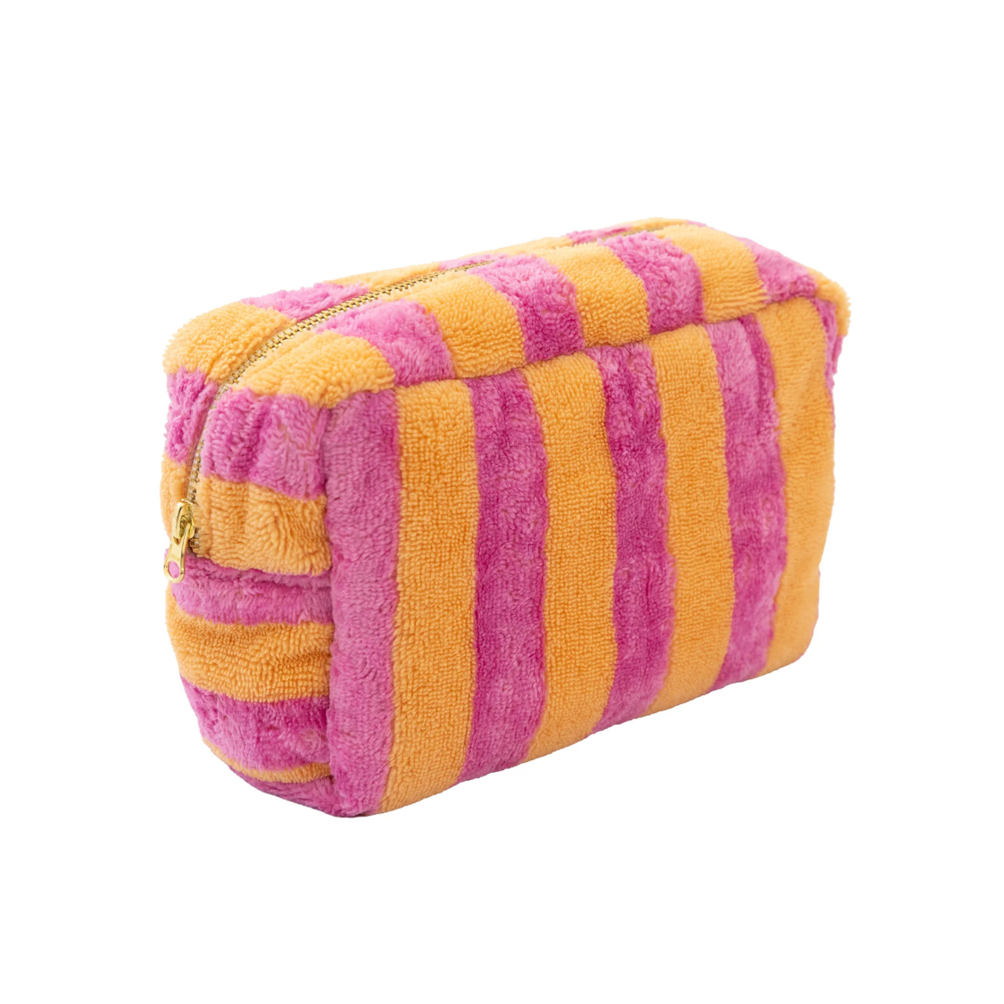 Trousse de toilette eponge orange et rose 