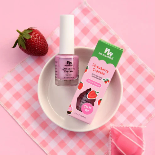 Vernis a ongles parfume cupcake aux fraises pour enfants 