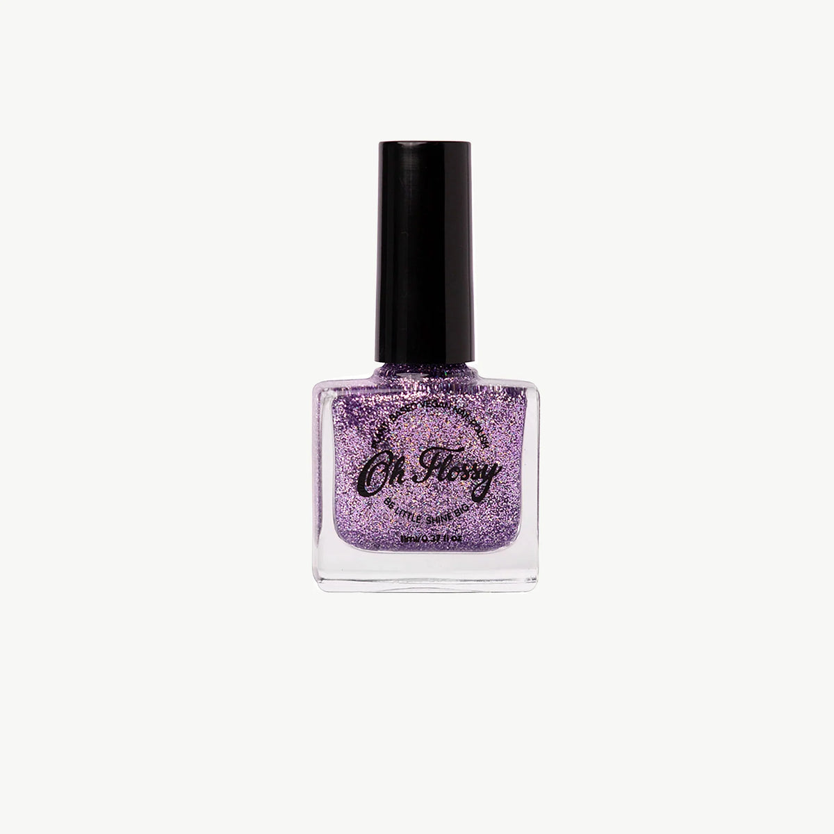 Vernis a paillettes enfant mauve 