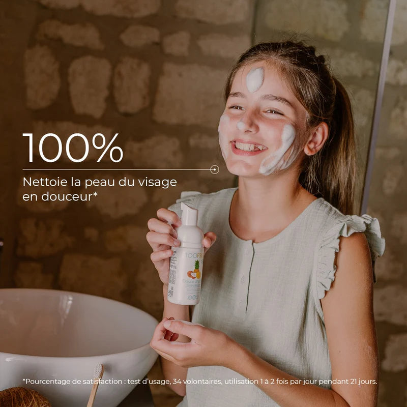 Mousse nettoyante visage "Ananas - Coco" - TOOFRUIT
