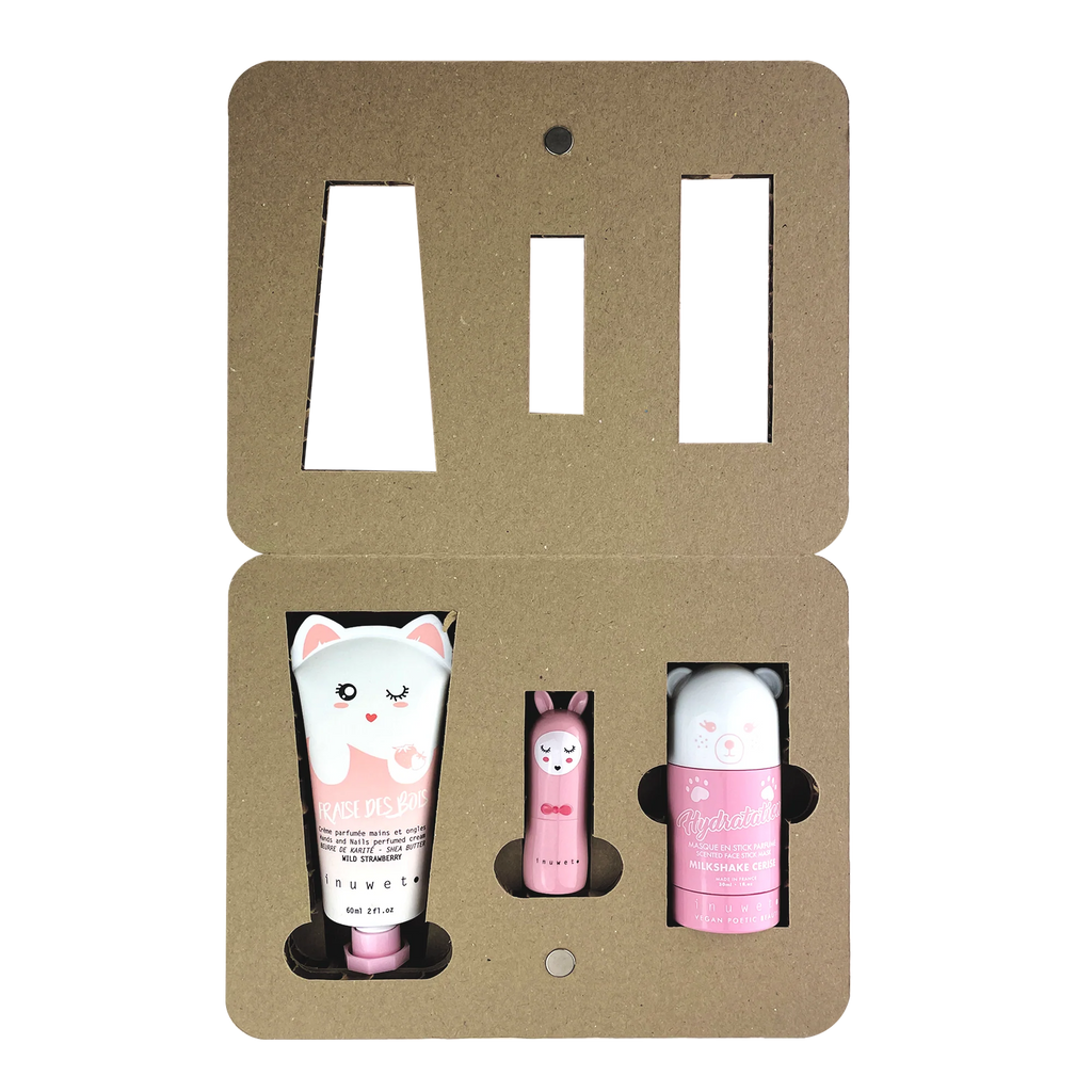 Coffret routine beauté "Fraise/cerise" - INUWET