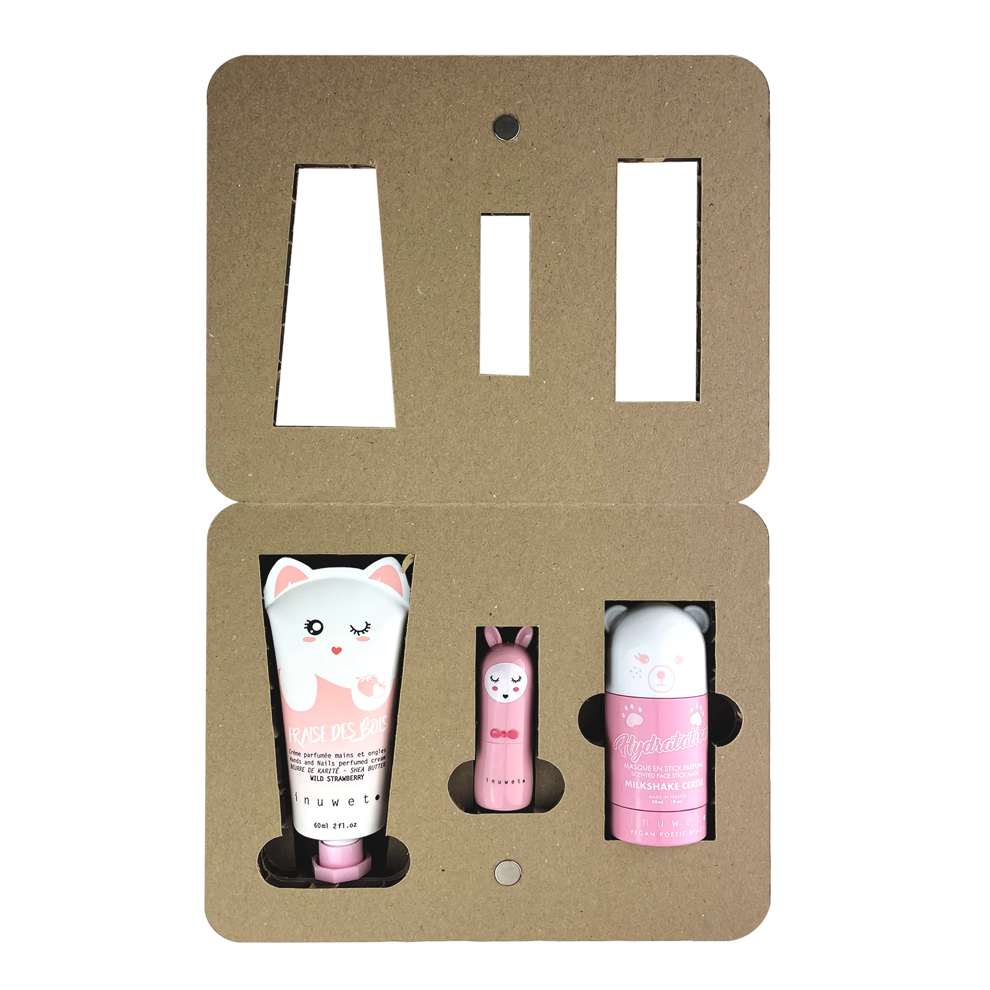"Strawberry/Cherry" Beauty Routine Set - INUWET