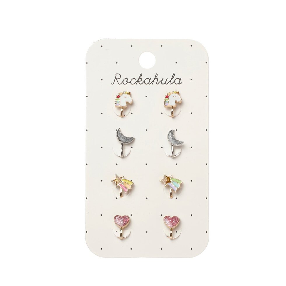 Boucles d'oreilles à clip "Licorne" - ROCKAHULA