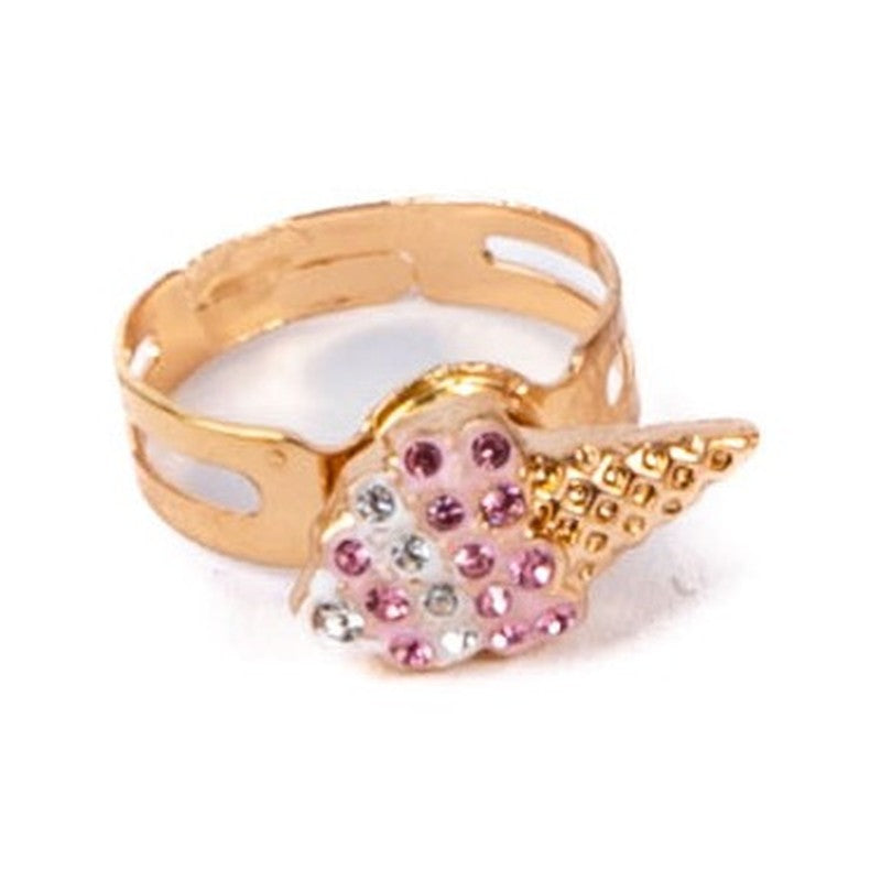 Bague spinner Bling Bling cornet de glace Great Pretenders