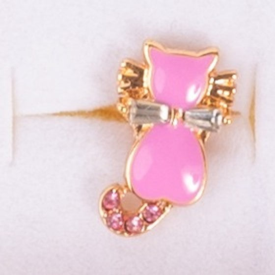 Bague spinner chat rose bonbon Great Pretenders