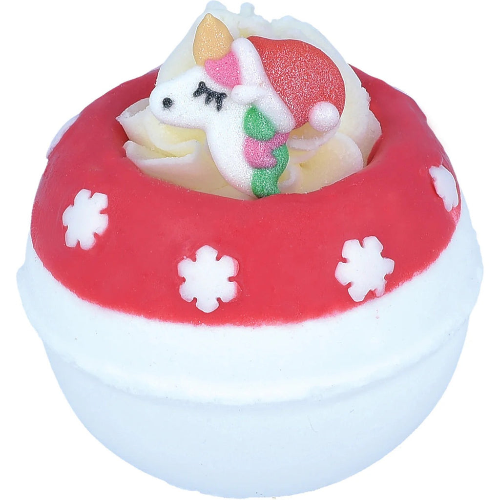 Bombe de bain licorne de Noël Bomb Cosmetics