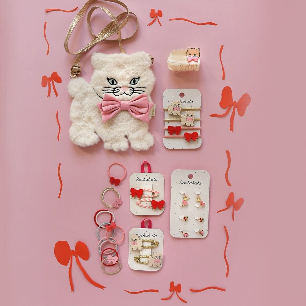 Boucles d'oreilles à clip "Chaton" - ROCKAHULA