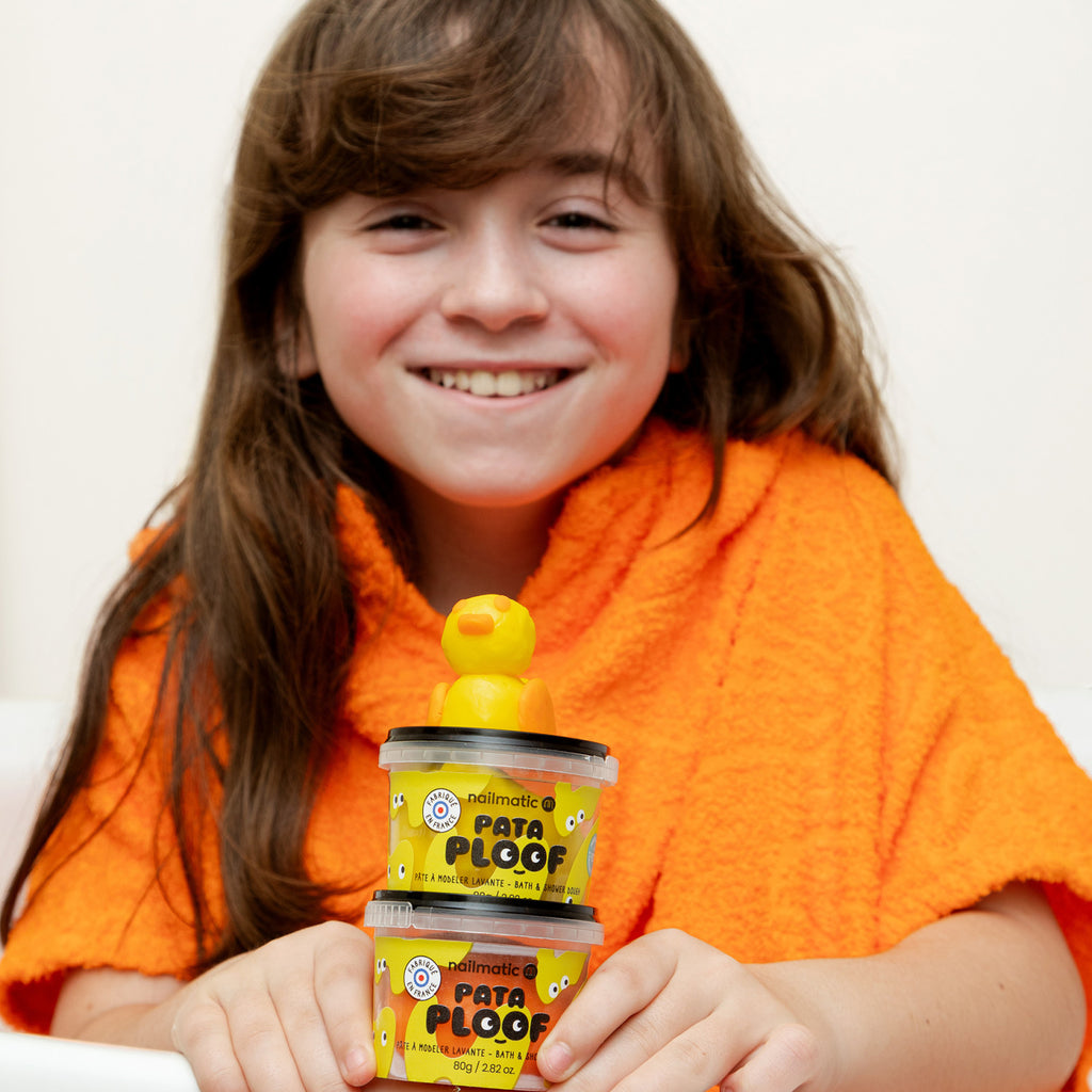 Coffret pâtes à modeler lavantes "orange et jaune avec Ploofy", Pataplouf - NAILMATIC