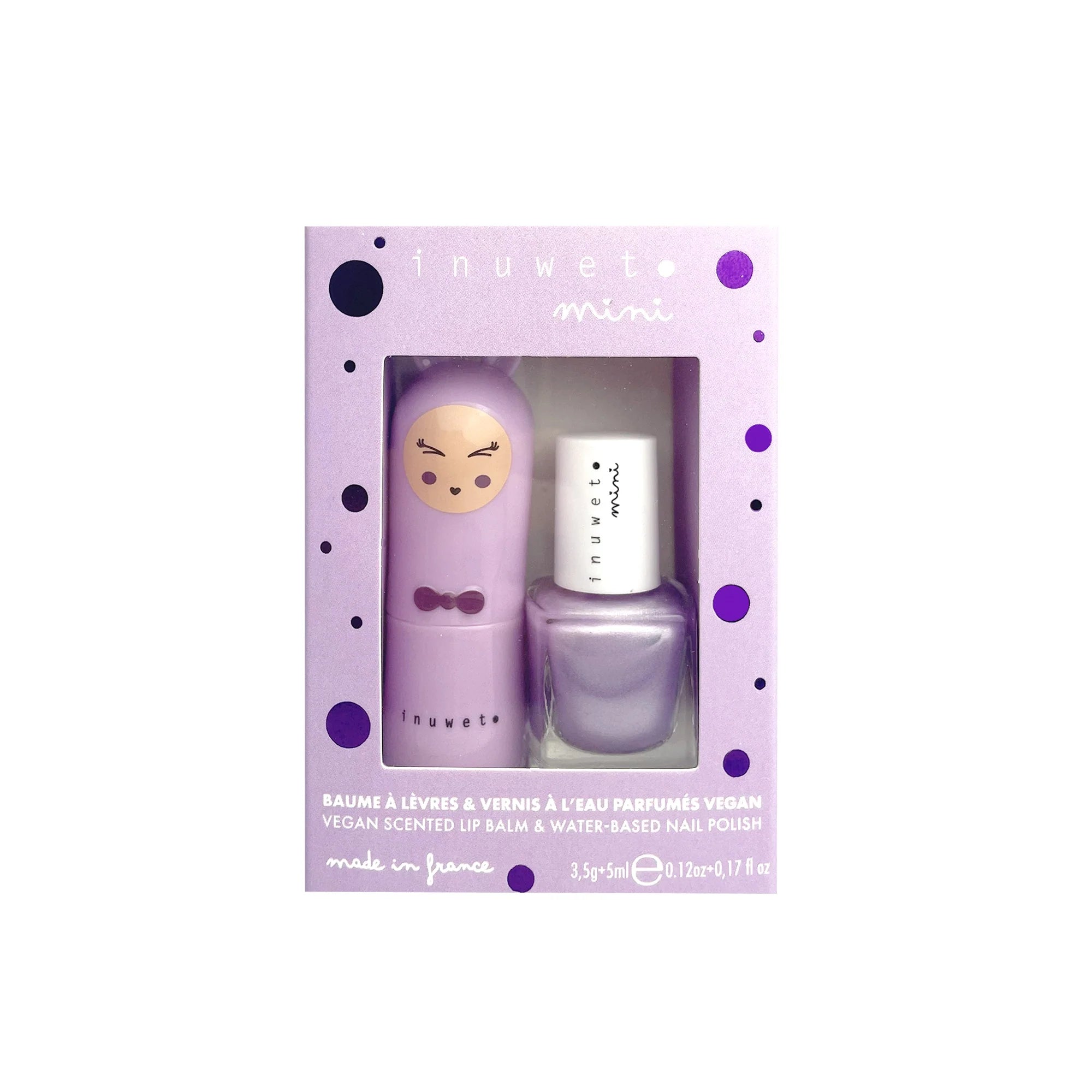 "Mauve" Lip Gloss and Balm Set - INUWET