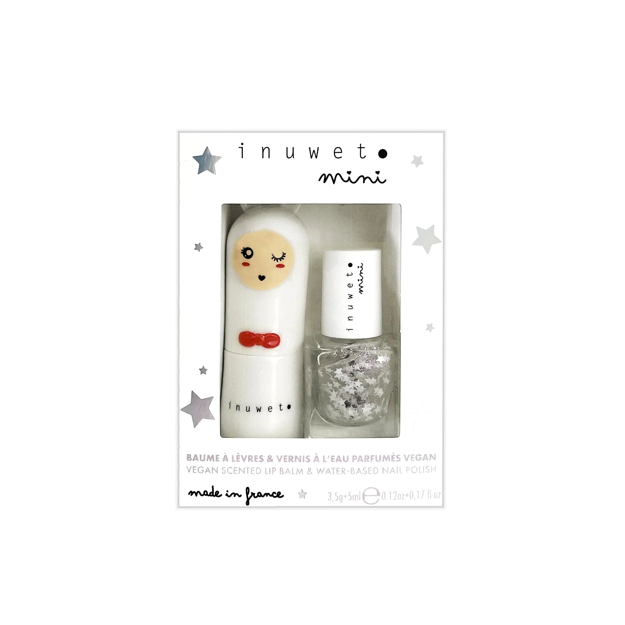 "Starry" Lip Balm and Varnish Set - INUWET