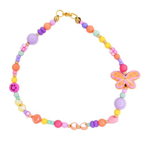 Collier coloré pour petite fille Feestbeest 