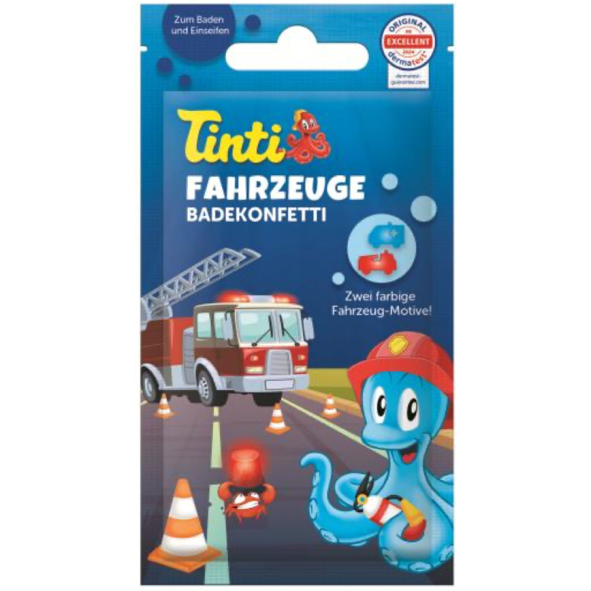 Confettis pour le bain Tinti, sachet pompiers