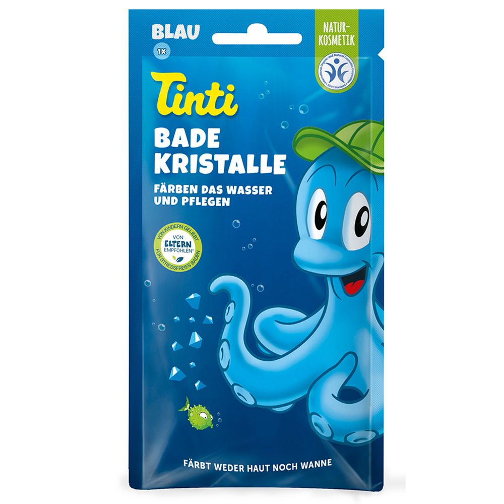 Cristaux de bain bleus Tinti