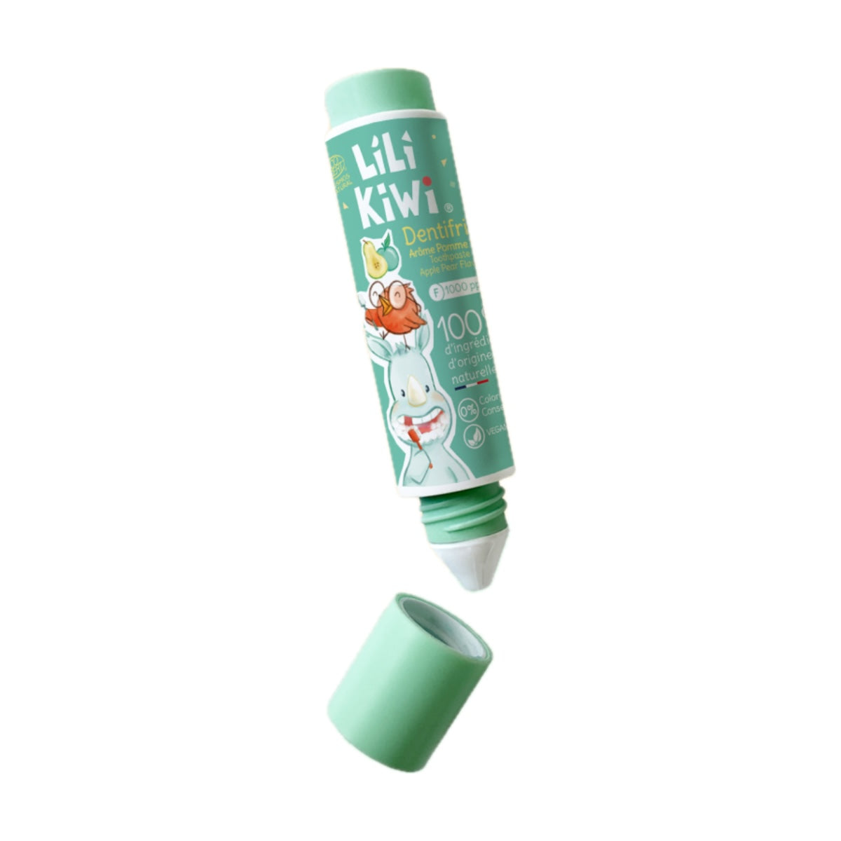 Dentifrice pomme-poire LiLiKiWi