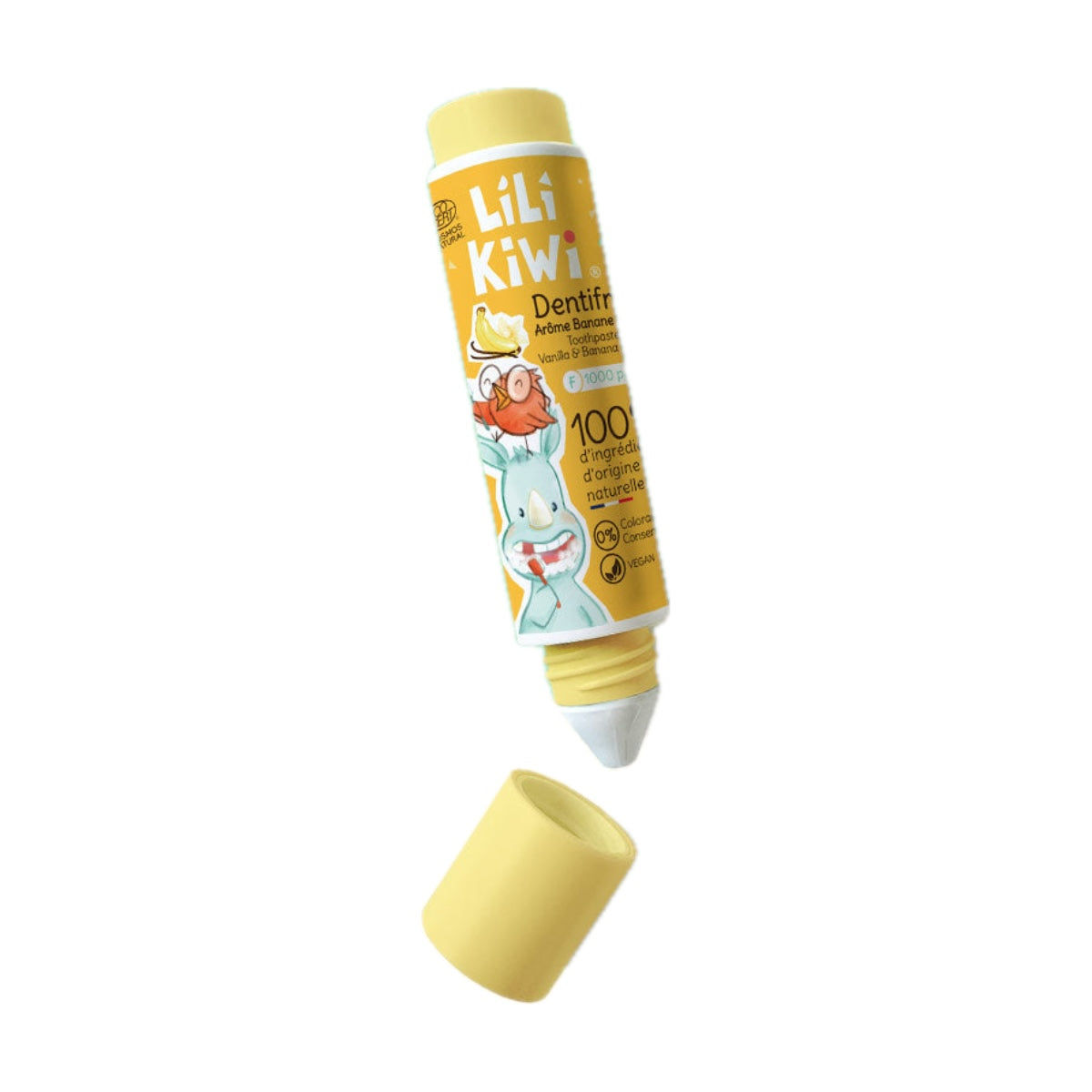 Dentifrice vanille-banane LiLiKiWi