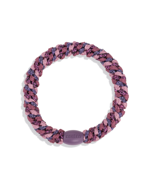 Élastique à cheveux Kknekki bois de rose pailleté