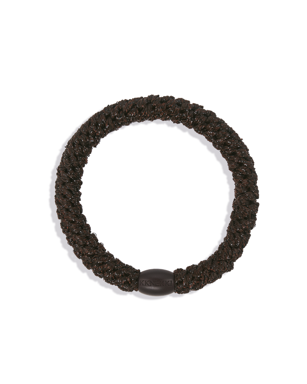 Élastique à cheveux Kknekki chocolat pailleté