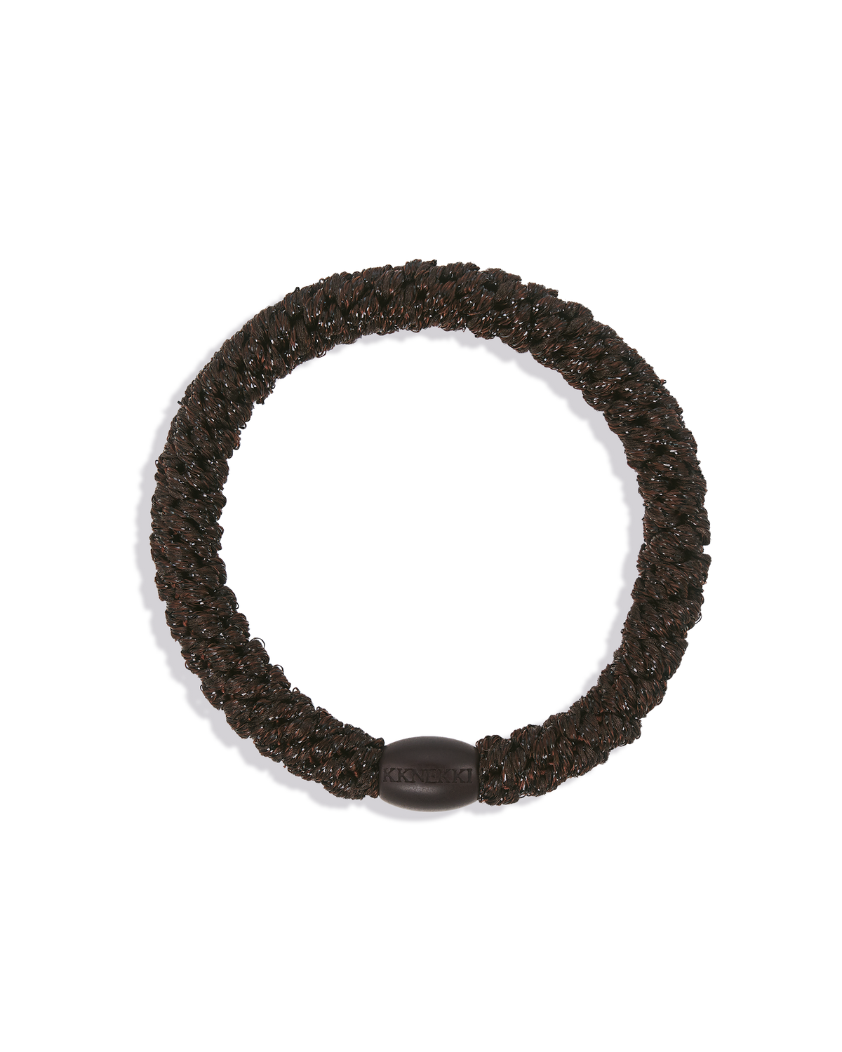 Élastique à cheveux Kknekki chocolat pailleté
