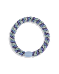 Élastique à cheveux Kknekki violet et vert pailleté