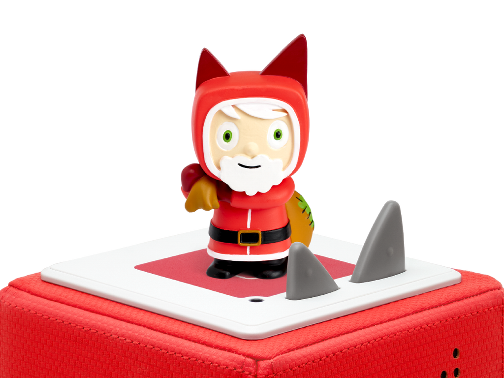 Tonie créatif Père Noël posé sur une Toniebox