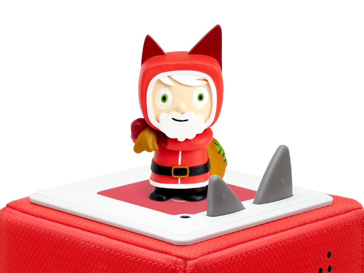 Tonie créatif Père Noël posé sur une Toniebox