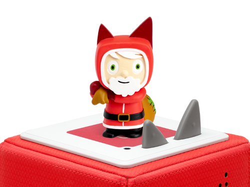 Tonie créatif Père Noël posé sur une Toniebox
