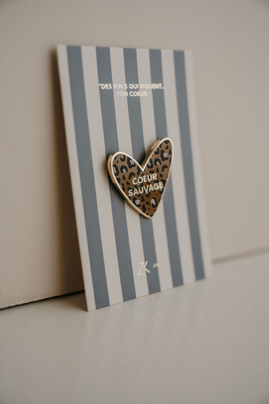Pin's coeur sauvage 1 