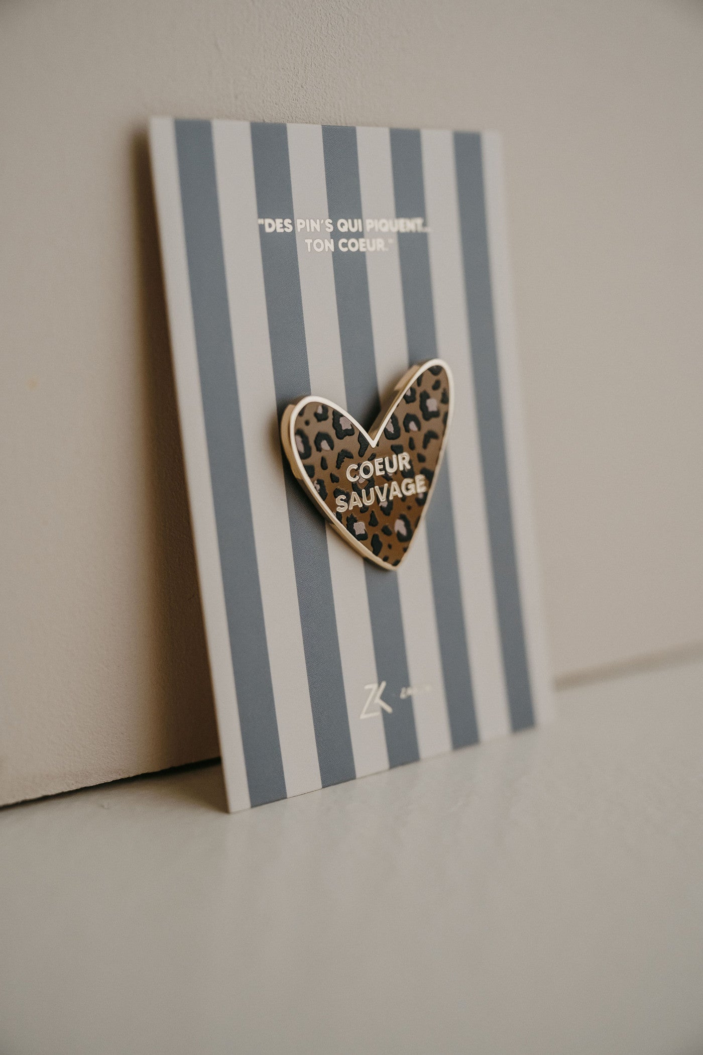 Pin's coeur sauvage 1 
