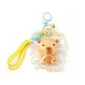 Porte-clés squishy capybara JellyPop dans sa coque transparente