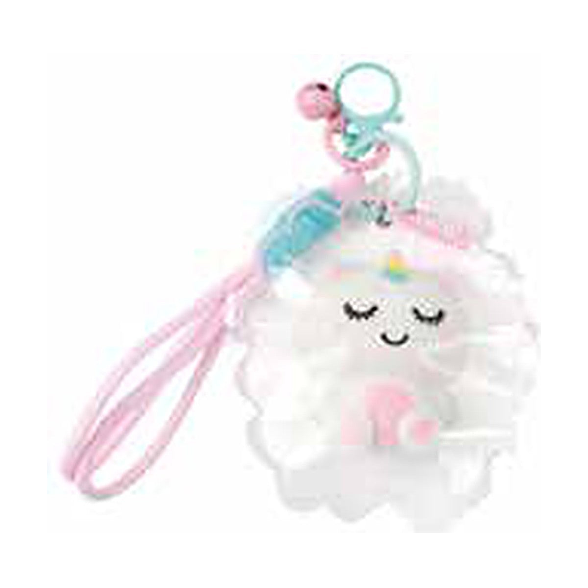 Porte-clés squishy licorne JellyPop dans sa coque transparente