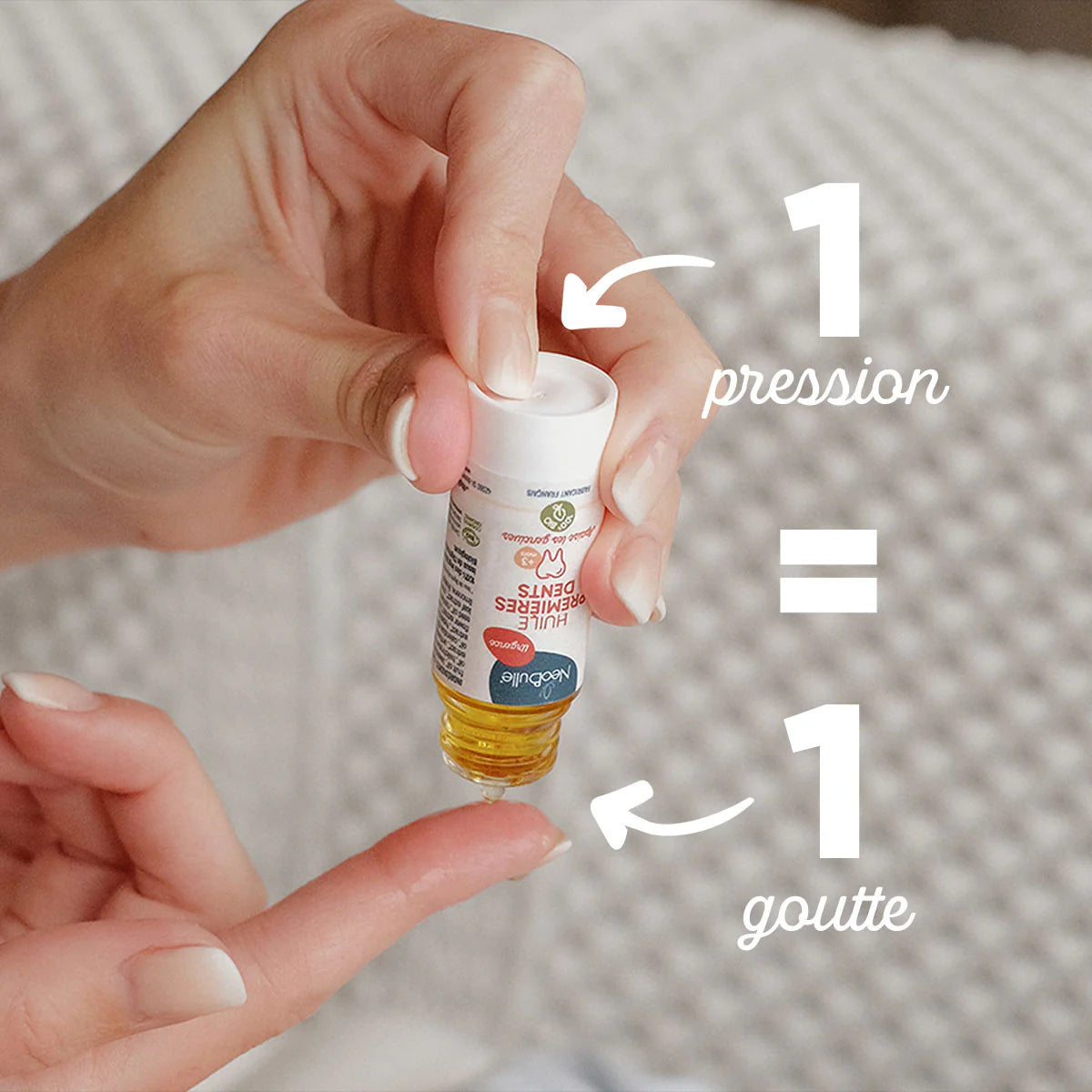 Huile qui apaise les gencives "Premières dents" dés 3 mois - NEOBULLE