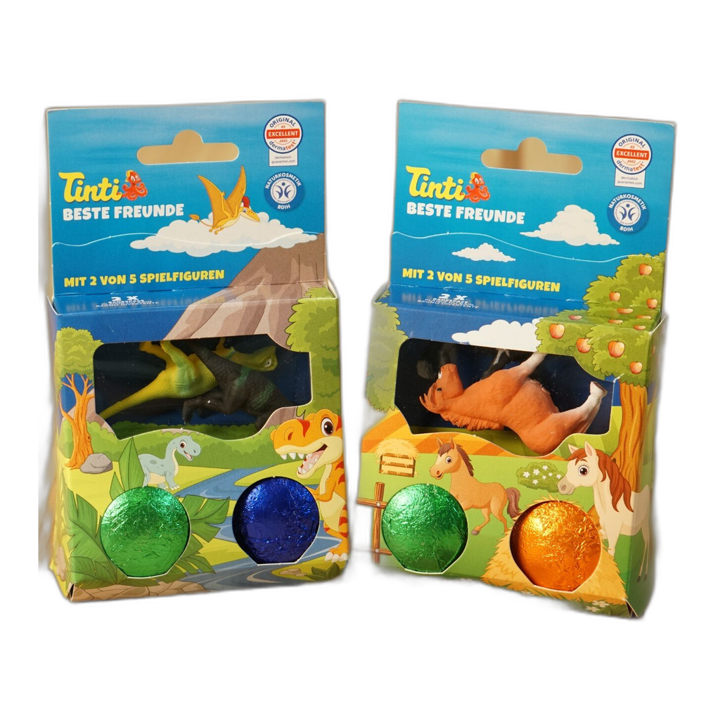 Sets de bain Tinti Meilleurs amis dinosaures et chevaux