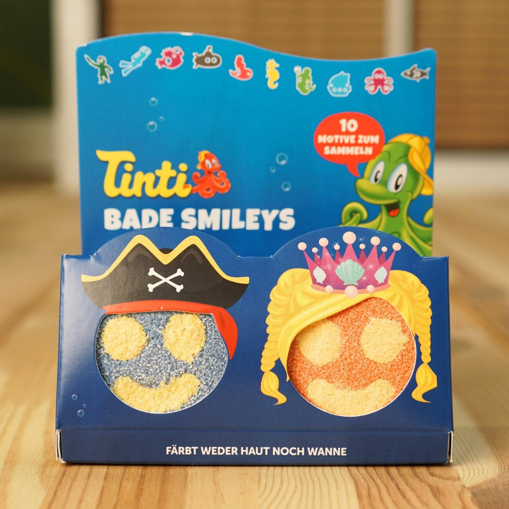 Smileys de bain Tinti avec éponges surprises
